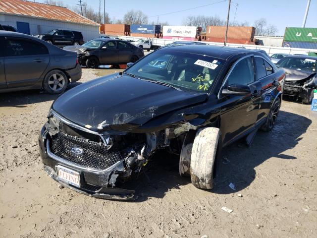 1FAHP2KT3DG105068 - 2013 FORD TAURUS SHO BLACK photo 2