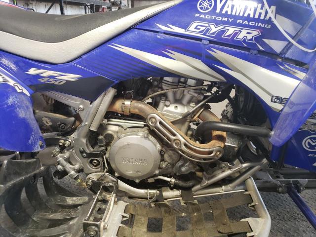 JY4AJ20Y66C002554 - 2006 YAMAHA YFZ450 BLUE photo 8