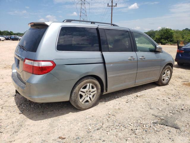 5FNRL38807B073407 - 2007 HONDA ODYSSEY TOURING BLUE photo 3