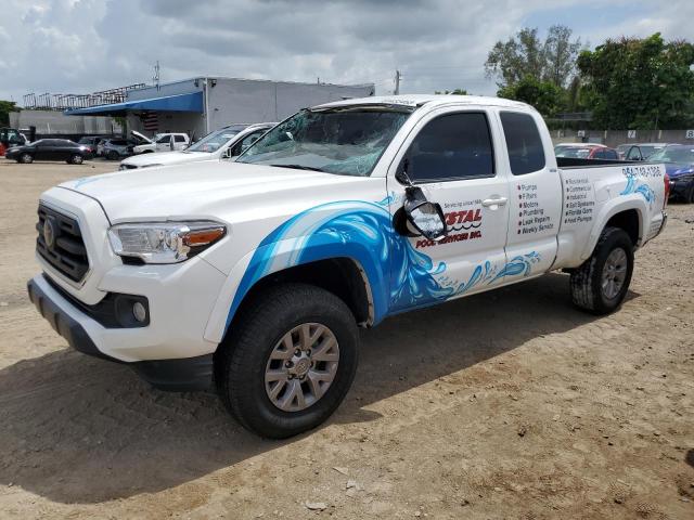 5TFRZ5CN8KX085634 - 2019 TOYOTA TACOMA ACCESS CAB თეთრი ფოტო 1