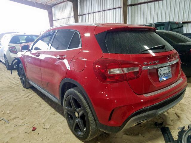 WDCTG4GB7HJ293290 - 2017 MERCEDES-BENZ GLA 250 4MATIC  photo 3