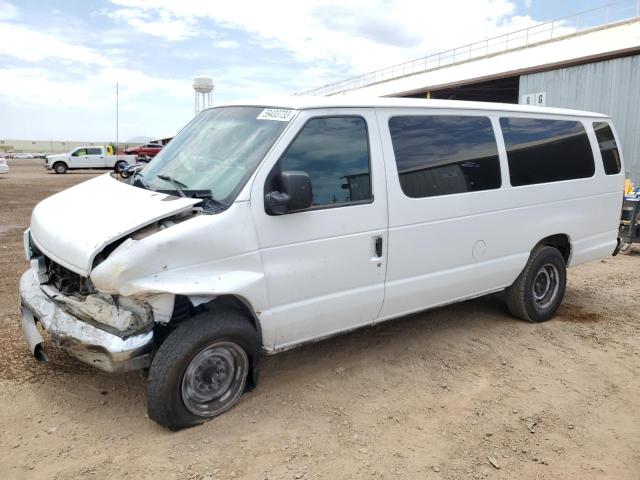 1FBSS31SX3HA25681 - 2003 FORD ECONOLINE E350 SUPER DUTY WAGON WHITE photo 1