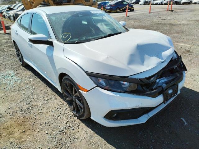 2HGFC2E8XLH540291 - 2020 HONDA CIVIC SPOR WHITE photo 1