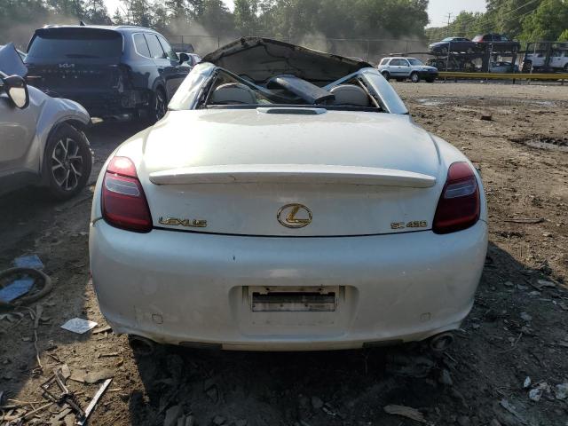 JTHFN48Y169008771 - 2006 LEXUS SC 430 WHITE photo 6