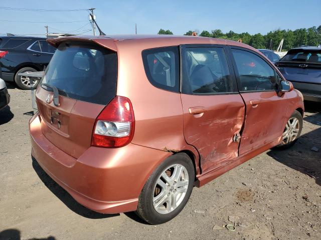 JHMGD386X7S047157 - 2007 HONDA FIT S 橙色 照片 3