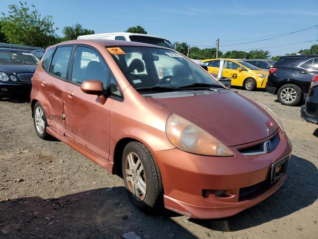 JHMGD386X7S047157 - 2007 HONDA FIT S 橙色 照片 4