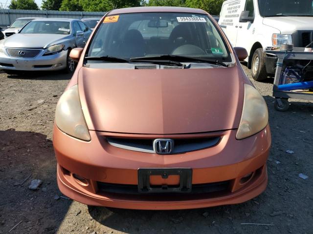 JHMGD386X7S047157 - 2007 HONDA FIT S 橙色 照片 5