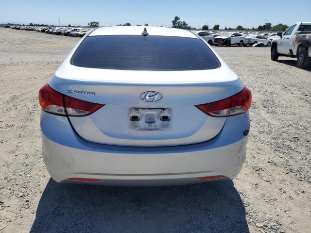 5NPDH4AE8DH375042 - 2013 HYUNDAI ELANTRA GLS SILVER photo 6