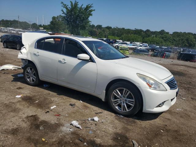 JN1CV6AR5DM761476 - 2013 INFINITI G37 WHITE photo 4