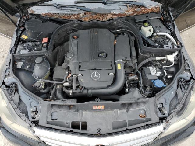 WDDGF4HBXDR253358 - 2013 MERCEDES-BENZ C 250 BLACK photo 11