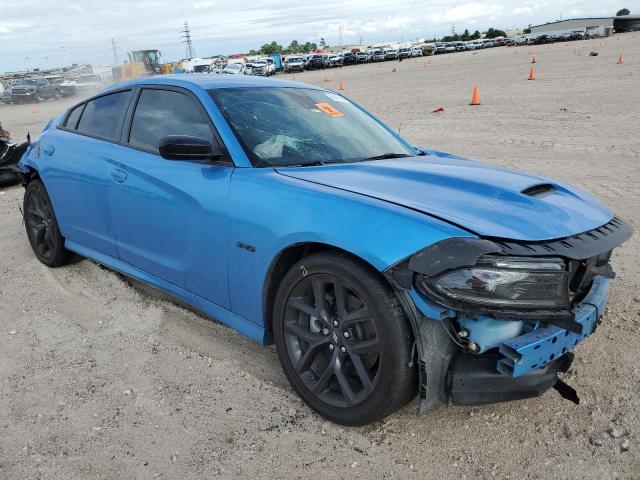 2C3CDXCTXPH642607 - 2023 DODGE CHARGER R/T BLUE photo 4