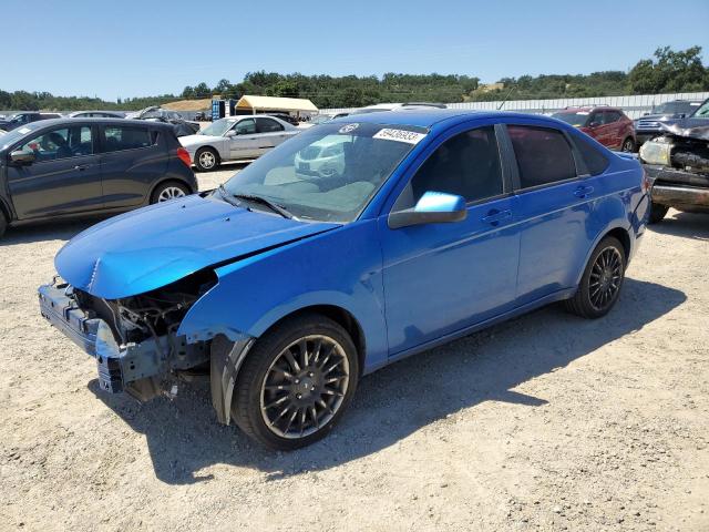 1FAHP3GN6BW151545 - 2011 FORD FOCUS SES BLUE photo 1