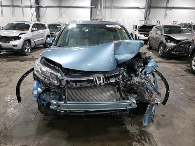 2HKRM4H76GH609983 - 2016 HONDA CR-V EXL TEAL photo 5