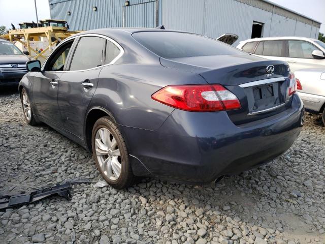 JN1BY1AR5BM373327 - 2011 INFINITI M37 X BLUE photo 2