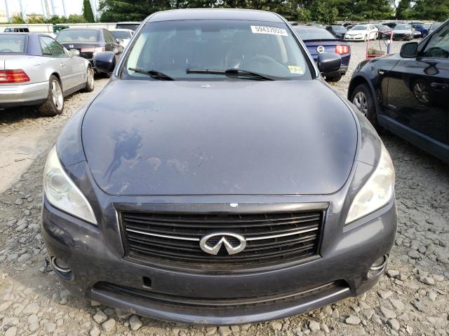 JN1BY1AR5BM373327 - 2011 INFINITI M37 X BLUE photo 5