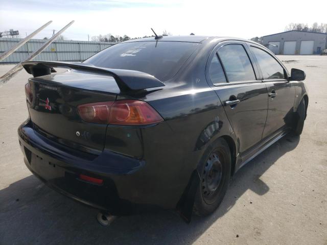 JA3AU86W09U014228 - 2009 MITSUBISHI LANCER GTS BLACK photo 4