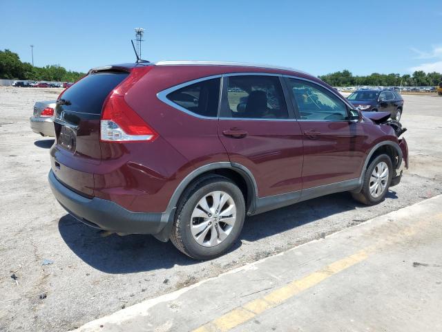 5J6RM3H79DL012628 - 2013 HONDA CR-V EXL BURGUNDY photo 3