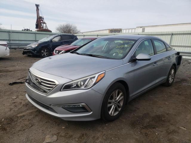 5NPE24AFXFH209400 - 2015 HYUNDAI SONATA SE SILVER photo 2