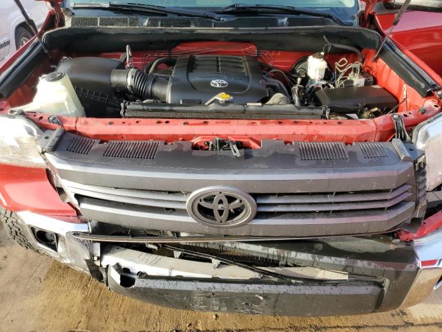 5TFEY5F12EX148676 - 2014 TOYOTA TUNDRA CREWMAX SR5 RED photo 11