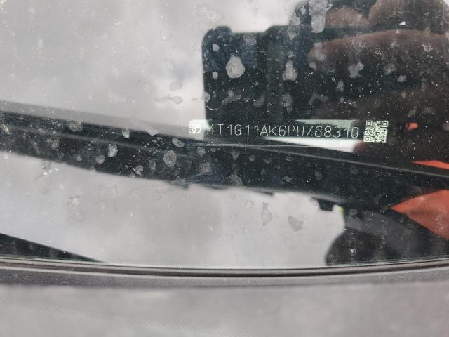 4T1G11AK6PU768310 - 2023 TOYOTA CAMRY SE NIGHT SHADE GRAY photo 12