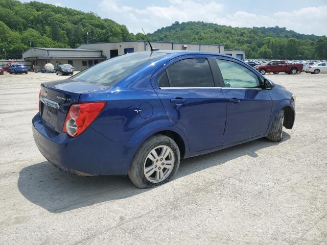 1G1JC5SH5D4184080 - 2013 CHEVROLET SONIC LT BLUE photo 3