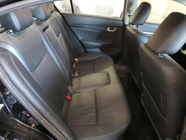 19XFB2F92EE025681 - 2014 HONDA CIVIC EXL შავი ფოტო 10