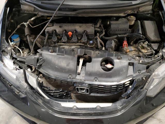 19XFB2F92EE025681 - 2014 HONDA CIVIC EXL შავი ფოტო 11