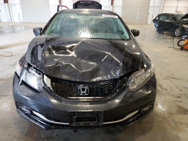 19XFB2F92EE025681 - 2014 HONDA CIVIC EXL შავი ფოტო 5