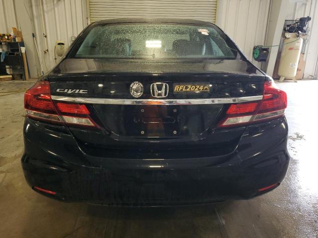 19XFB2F92EE025681 - 2014 HONDA CIVIC EXL შავი ფოტო 6