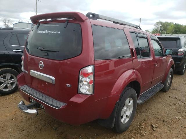 5N1AR18WX6C613562 - 2006 NISSAN PATHFINDER LE BURGUNDY photo 4