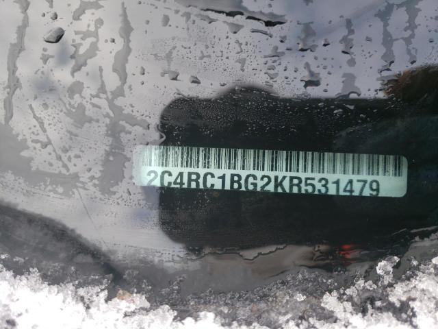 2C4RC1BG2KR531479 - 2019 CHRYSLER PACIFICA TOURING L 银色 照片 10