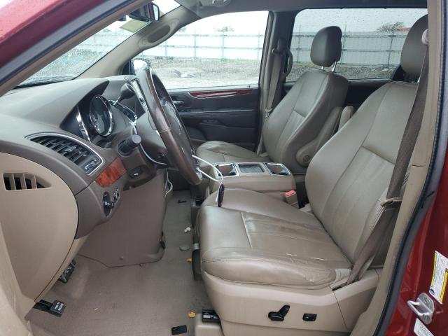 2C4RC1CG4CR228090 - 2012 CHRYSLER TOWN & COU TOURING L RED photo 7