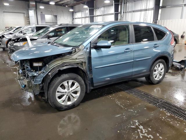 5J6RM3H54DL022997 - 2013 HONDA CR-V EX BLUE photo 1