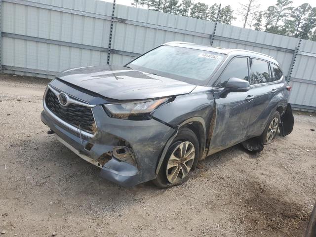 5TDGZRAH1LS005691 - 2020 TOYOTA HIGHLANDER XLE Մոխրագույն լուսանկար 1