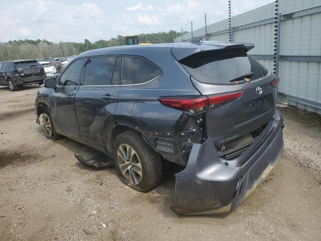 5TDGZRAH1LS005691 - 2020 TOYOTA HIGHLANDER XLE Մոխրագույն լուսանկար 2