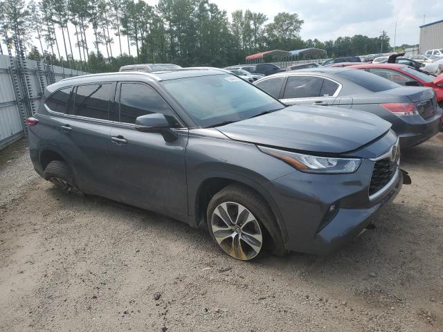 5TDGZRAH1LS005691 - 2020 TOYOTA HIGHLANDER XLE Մոխրագույն լուսանկար 4