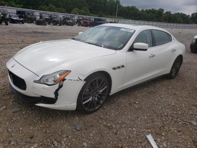 ZAM56RRA2F1135340 - 2015 MASERATI QUATTROPOR S WHITE photo 2