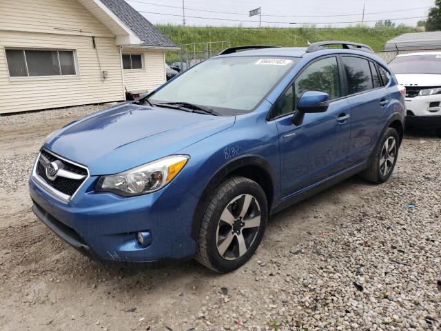 JF2GPBCC2EH275777 - 2014 SUBARU XV CROSSTR 2.0I HYBRID BLUE photo 1