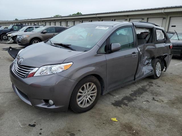 5TDYK3DC6GS741067 - 2016 TOYOTA SIENNA XLE CHARCOAL photo 1