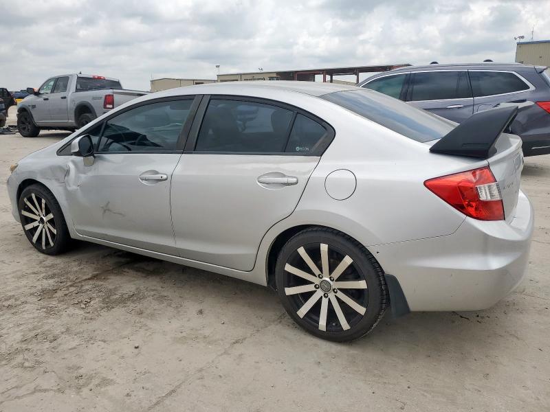 2HGFB2F84CH329640 - 2012 HONDA CIVIC EX SILVER photo 2
