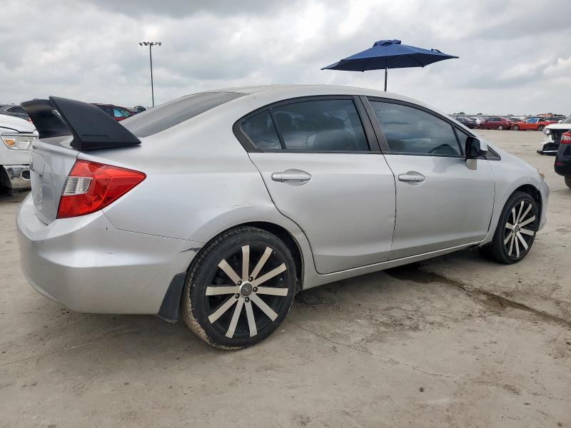 2HGFB2F84CH329640 - 2012 HONDA CIVIC EX SILVER photo 3