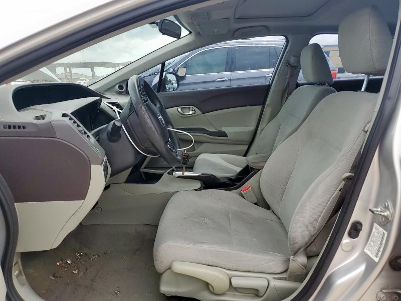 2HGFB2F84CH329640 - 2012 HONDA CIVIC EX SILVER photo 7