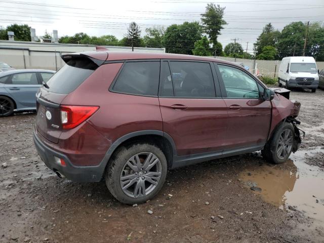 5FNYF8H5XKB008157 - 2019 HONDA PASSPORT EXL برغندي صورة 3