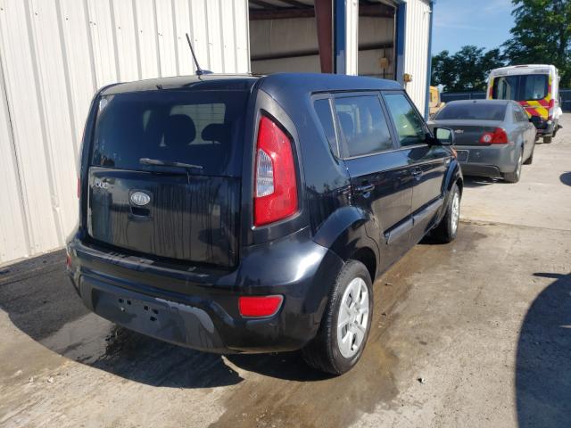 KNDJT2A56C7463290 - 2012 KIA SOUL BLACK photo 4