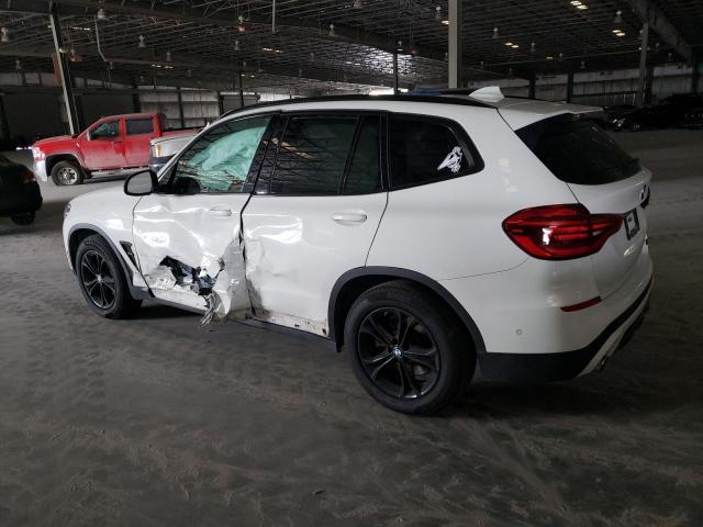 5UXTY5C0XM9F66300 - 2021 BMW X3 XDRIVE30I WHITE photo 2