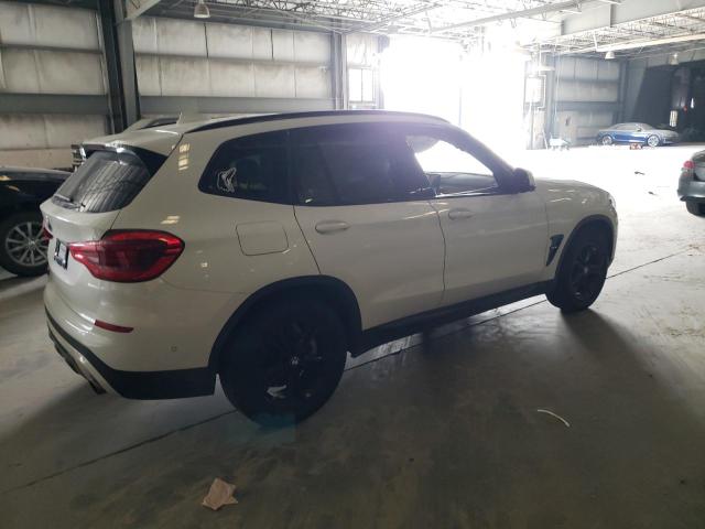 5UXTY5C0XM9F66300 - 2021 BMW X3 XDRIVE30I WHITE photo 3