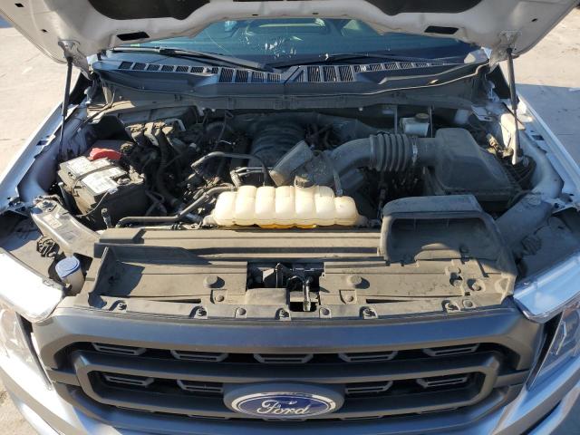 1FTEW1C55MFC45610 - 2021 FORD F150 SUPERCREW SILVER photo 11