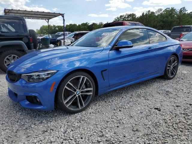 WBA4W7C5XKAG52539 - 2019 BMW 440I BLUE photo 1