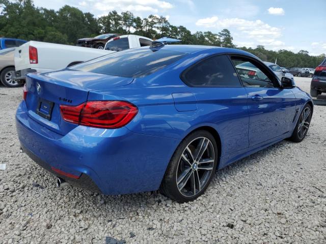 WBA4W7C5XKAG52539 - 2019 BMW 440I BLUE photo 3