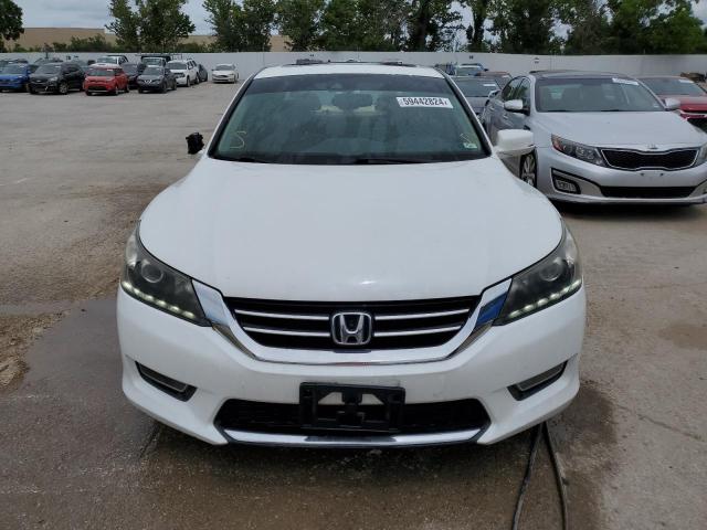 1HGCR3F80DA004875 - 2013 HONDA ACCORD EXL WHITE photo 5